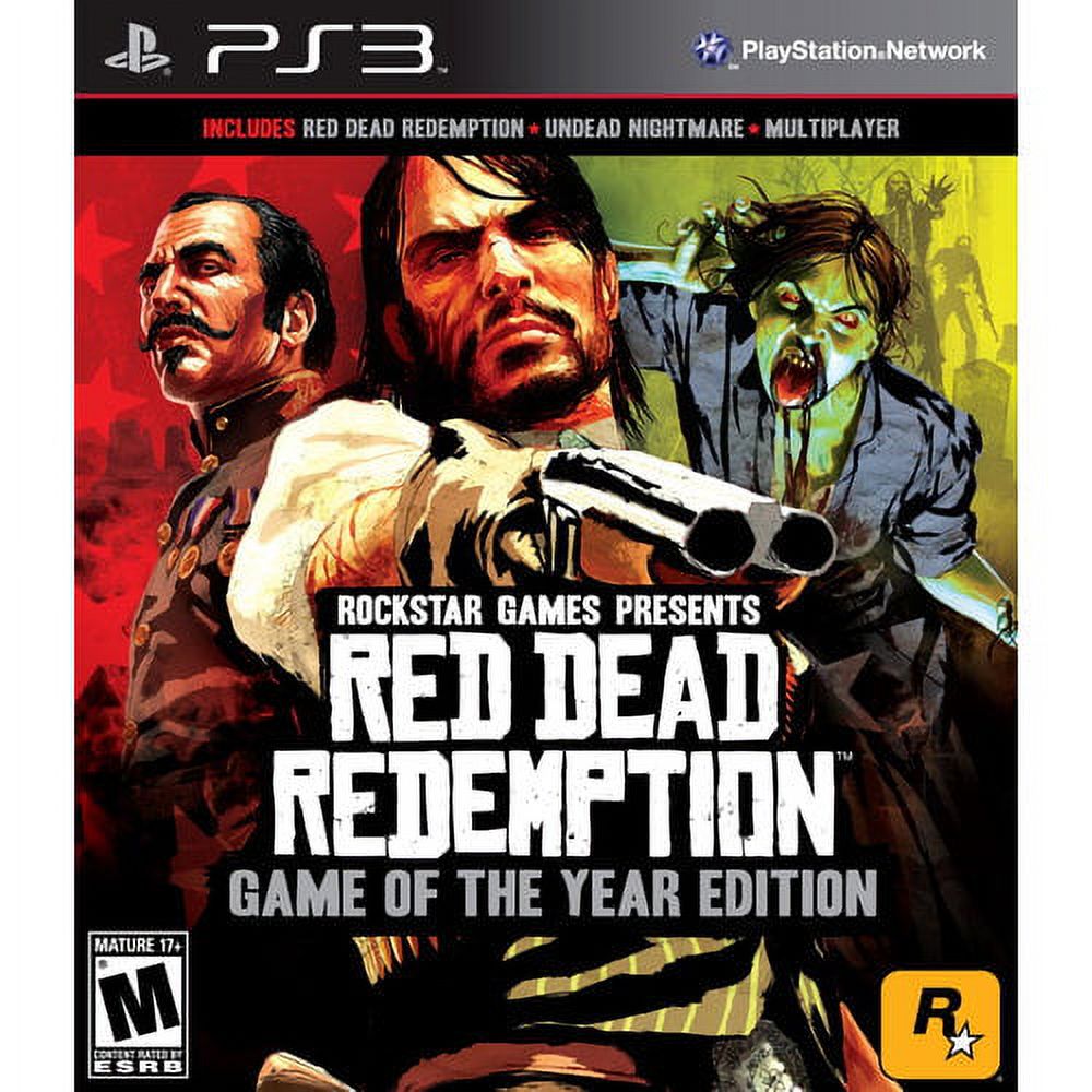 Red Dead Redemption Game of the Year Edition, Rockstar Games, PlayStation  3, 710425470066 